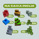 Kit 100 Blocos Cubo Magnético do minecraft